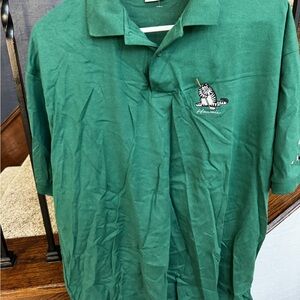 Never worn Kliban Hawaii  Large golf Green Polo Shirt